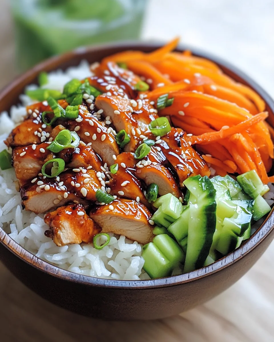 Koreanischer Reis Hähnchen Bowl 19 Koreanischer Reis Hähnchen Bowl
