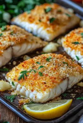 Krosse im Ofen gebackene Parmesan-Krustenlachsfilets