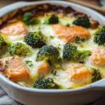 Lachs-Brokkoli-Gratin