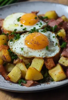 Leberkäse-Kartoffel-Pfanne mit Spiegelei von FrlM