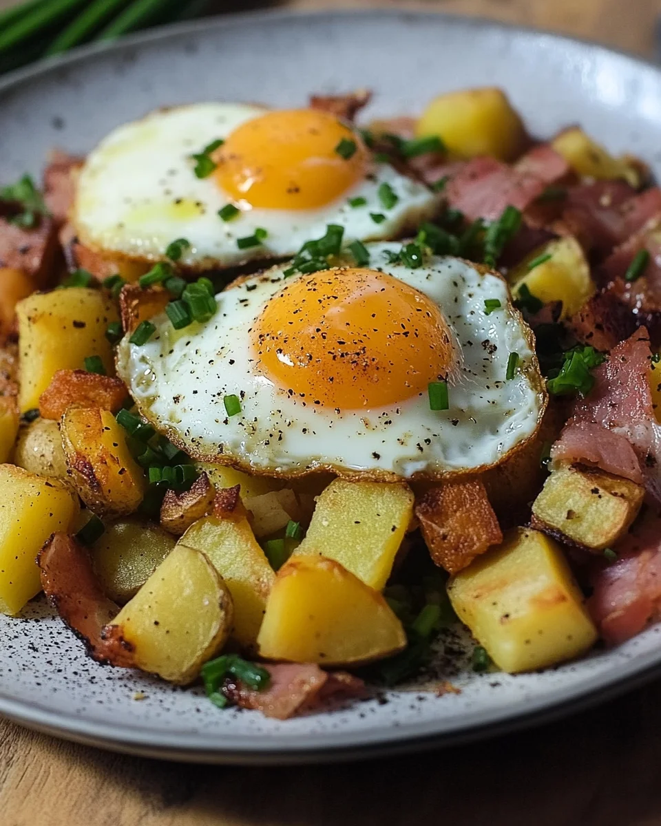 Leberkäse-Kartoffel-Pfanne mit Spiegelei von FrlM 20 Leberkäse-Kartoffel-Pfanne mit Spiegelei von FrlM