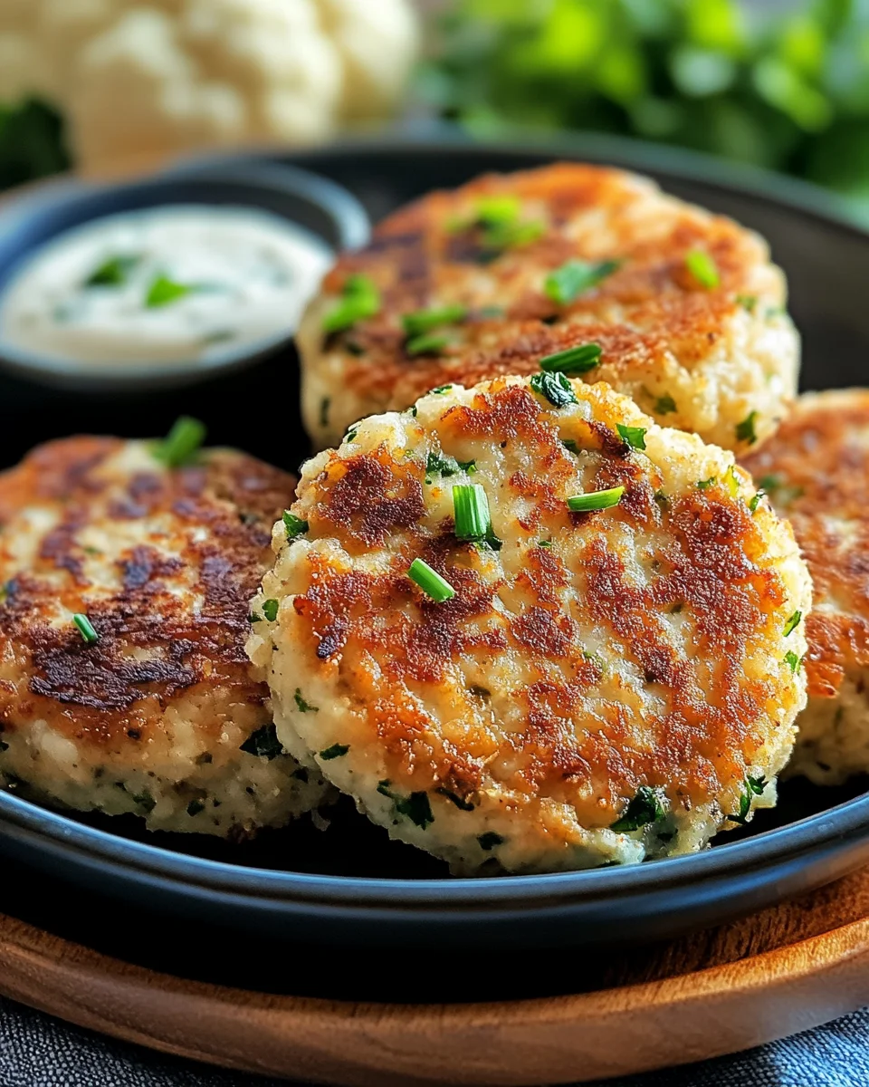Low Carb Blumenkohl Frikadellen