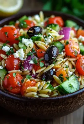 Mediterraner Orzo Salat