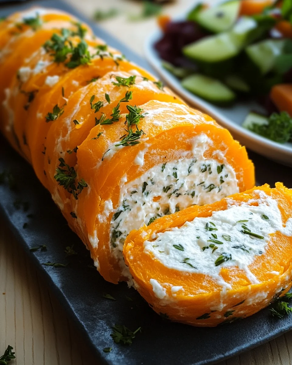 Möhrenrolle mit Frischkäse 20 Möhrenrolle