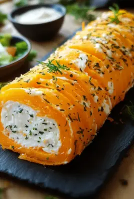 Möhrenrolle mit Frischkäse