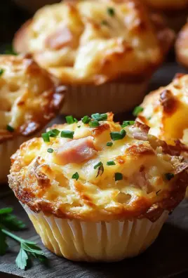 Muffins mit Putenschinken und Käse 18 Muffins mit Putenschinken und Käse