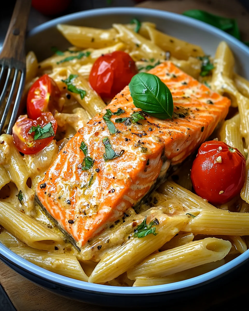 Ofen-Lachs-Pasta mit Tomaten 23 Ofen-Lachs-Pasta