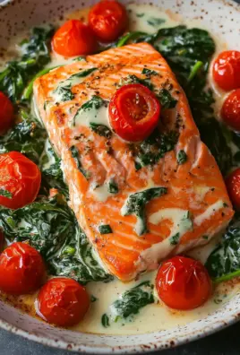 Ofenlachs mit Spinat 24 Ofenlachs mit Spinat