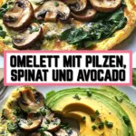 Omelett mit Pilzen, Spinat und Avocado 17 Pinterest Hidden Image
