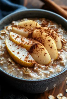 Overnight Oats with Cinnamon and Pear 23 Overnight Oats with Cinnamon and Pear
