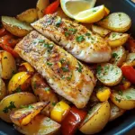 Portugiesischer Ofenfisch mit Kartoffeln