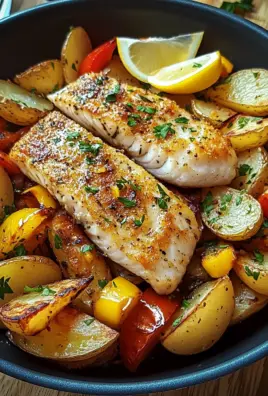 Portugiesischer Ofenfisch mit Kartoffeln