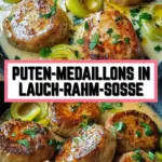 Puten-Medaillons in Lauch-Rahm-Soße 16 Pinterest Hidden Image