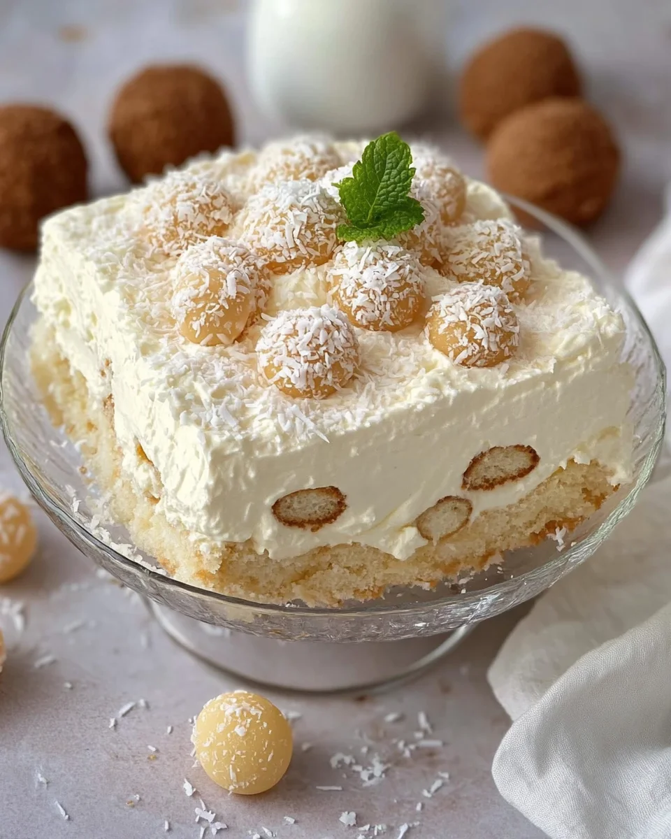 Raffaello Tiramisu schnell ohne Backen