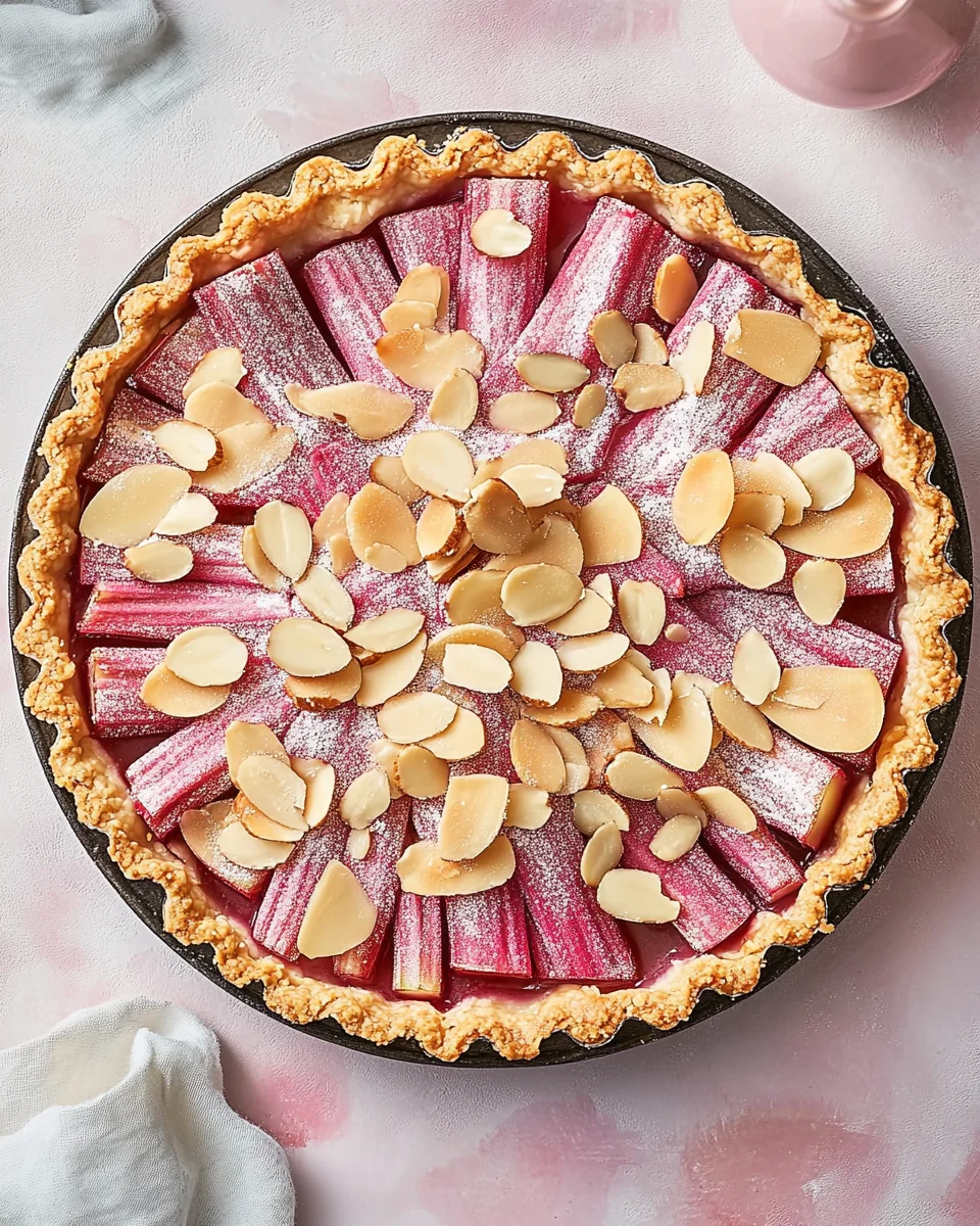 Rhabarber Tarte mit Mandelcreme - Rhabarber Frangipane Tarte 20 Rhabarber Tarte mit Mandelcreme - Rhabarber Frangipane Tarte