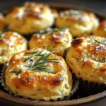 Rosmarin-Knoblauch-Focaccia-Muffins