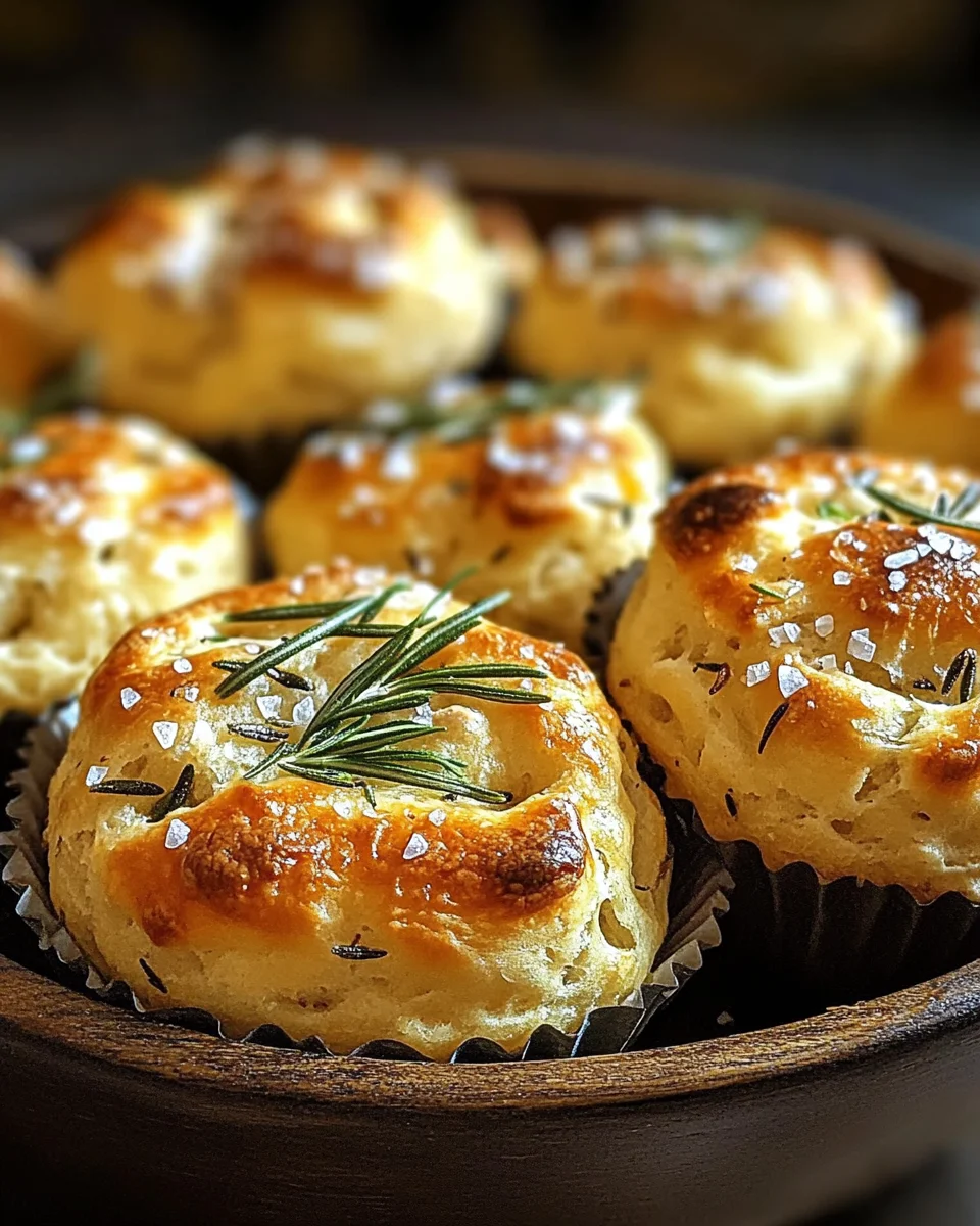 Rosmarin-Knoblauch-Focaccia-Muffins