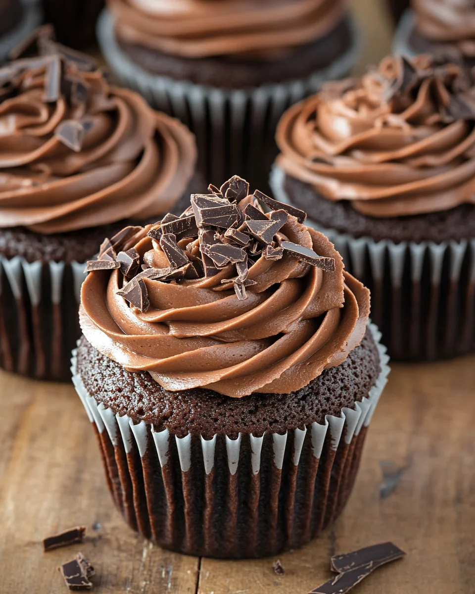 Saftige Schokoladen-Cupcakes