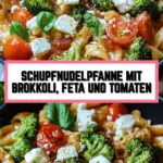 Schupfnudelpfanne mit Brokkoli, Feta und Tomaten 15 Pinterest Hidden Image
