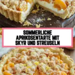 Sommerliche Aprikosentarte mit Skyr und Streuseln 23 Pinterest Hidden Image