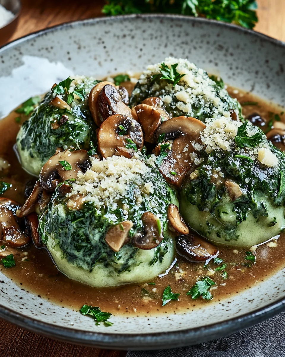 Spinat-Kn&ouml;del
