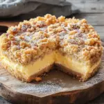 Streuselkuchen mit Pudding