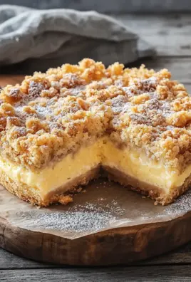Streuselkuchen mit Pudding