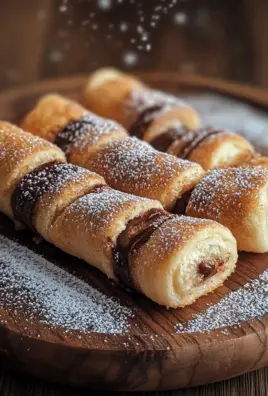 Toast Rolls mit Nutella und Zimt