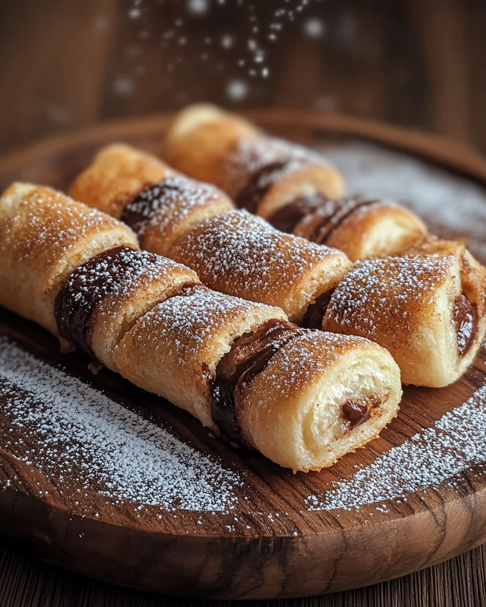 Homepage 3 Toast Rolls mit Nutella und Zimt