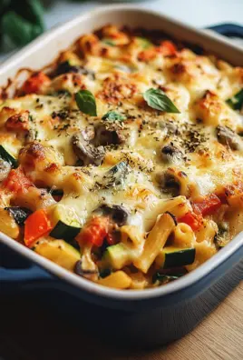 Vegetarischer Nudelauflauf