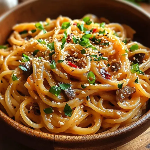 Würzige Miso Pasta