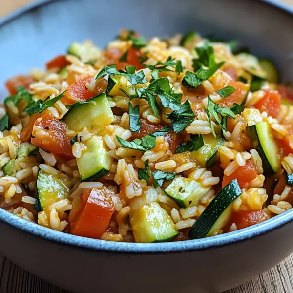 Zucchini-Tomaten-Reis