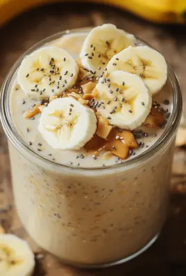 Bananen-Erdnussbutter Overnight Oats