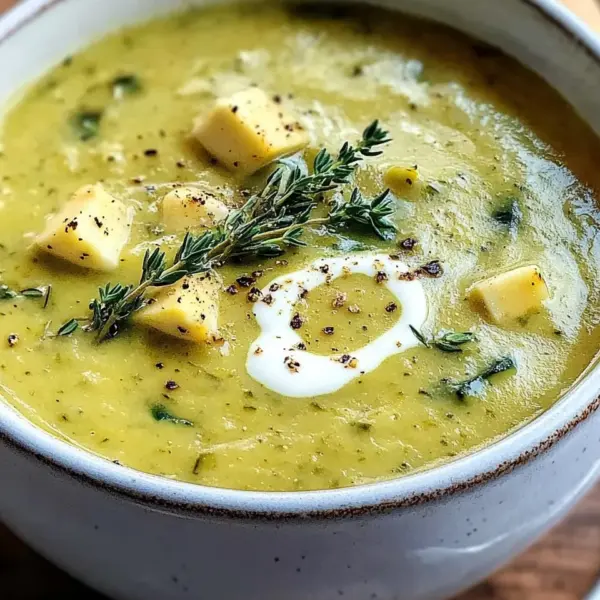Cremige Zucchinisuppe