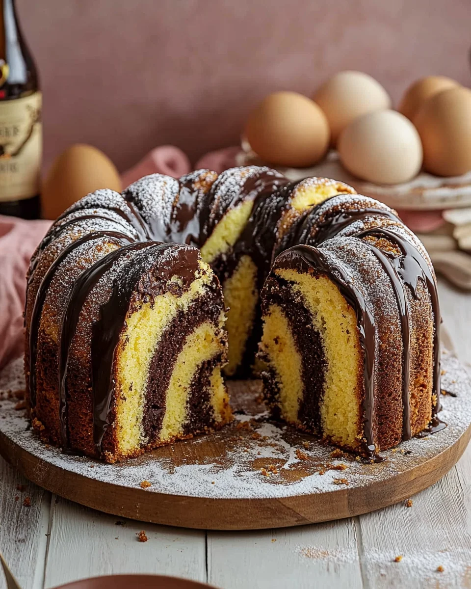 Eierlikör-Marmorkuchen