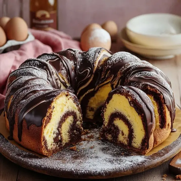 Eierlikör-Marmorkuchen