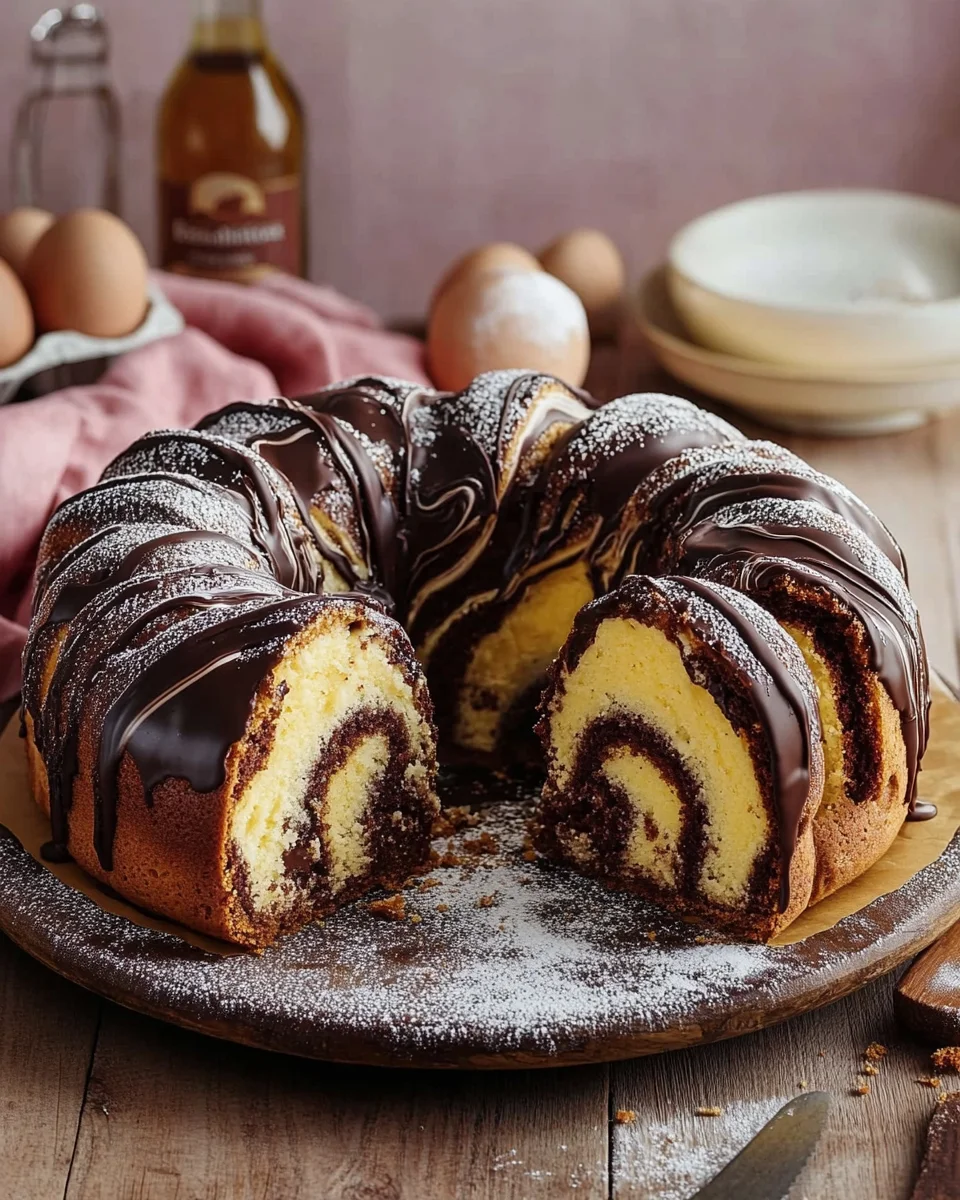 Eierlikör-Marmorkuchen