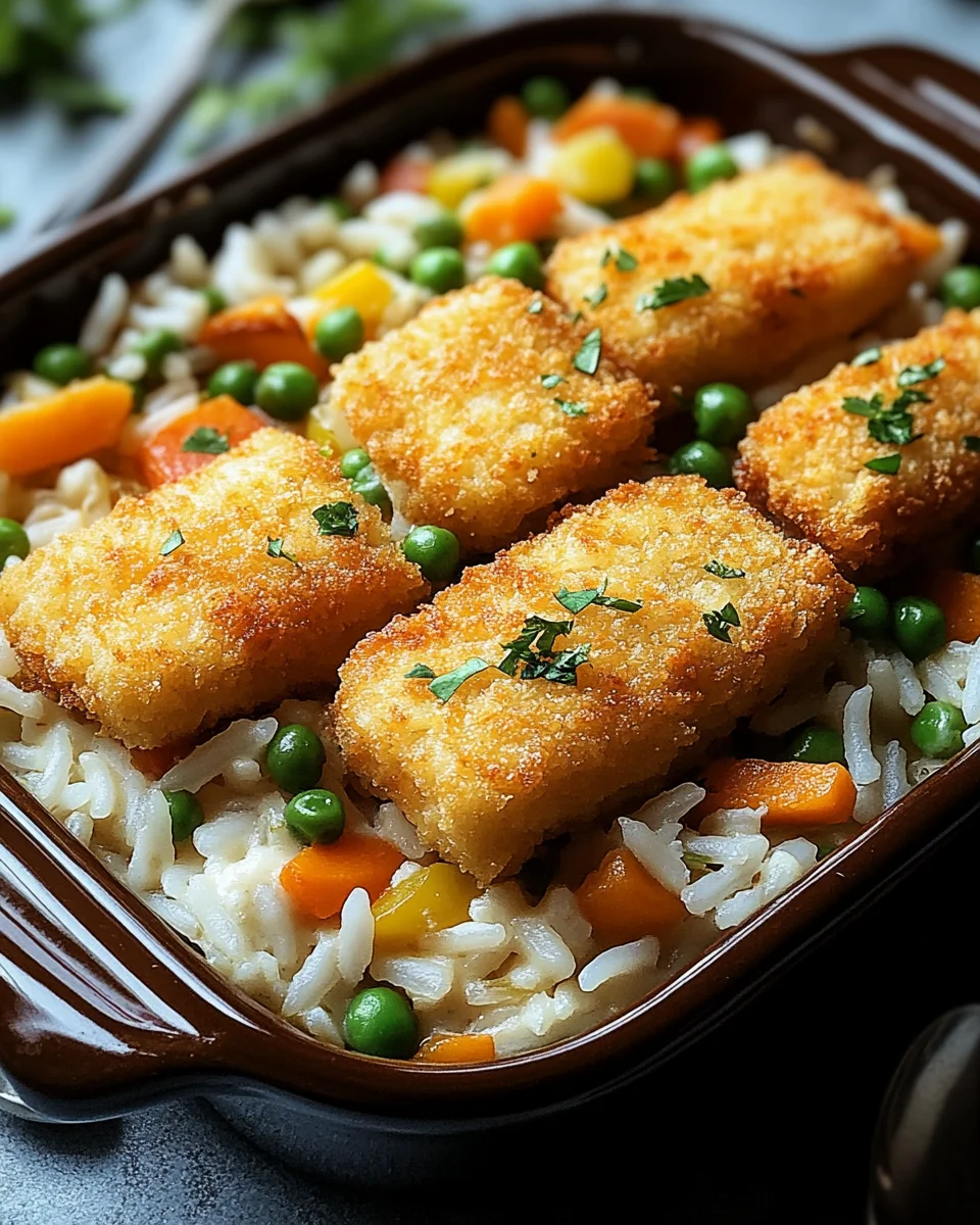 Fischstäbchen-Auflauf
