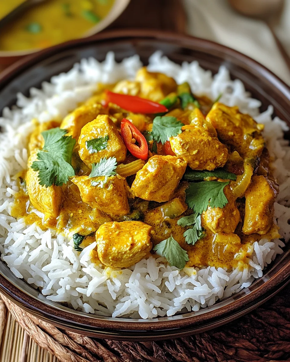 Indisches Hähnchen Curry