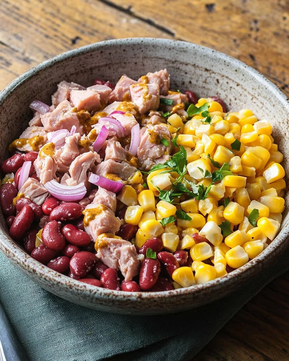 Kidneybohnen-Thunfisch-Salat