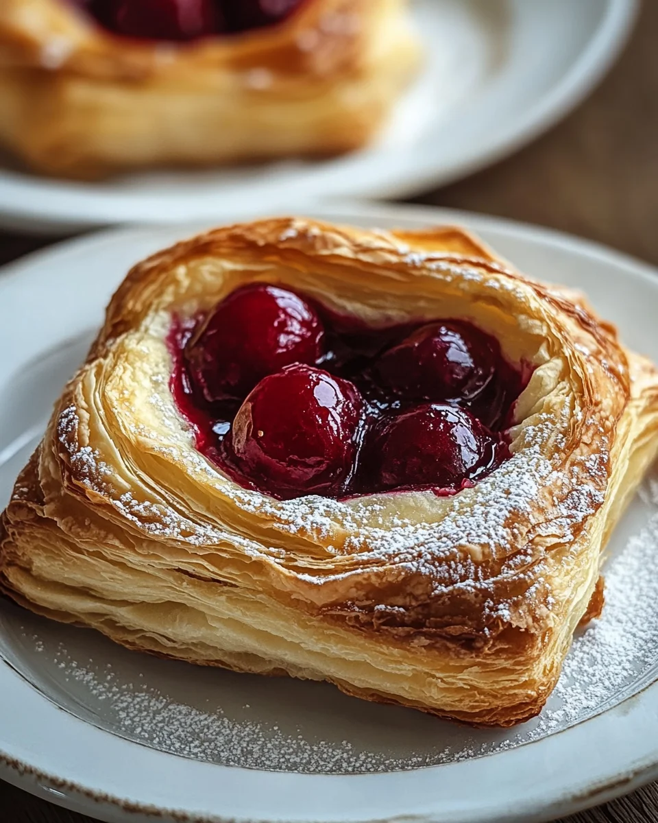 Kirsche Frischkäse Danish