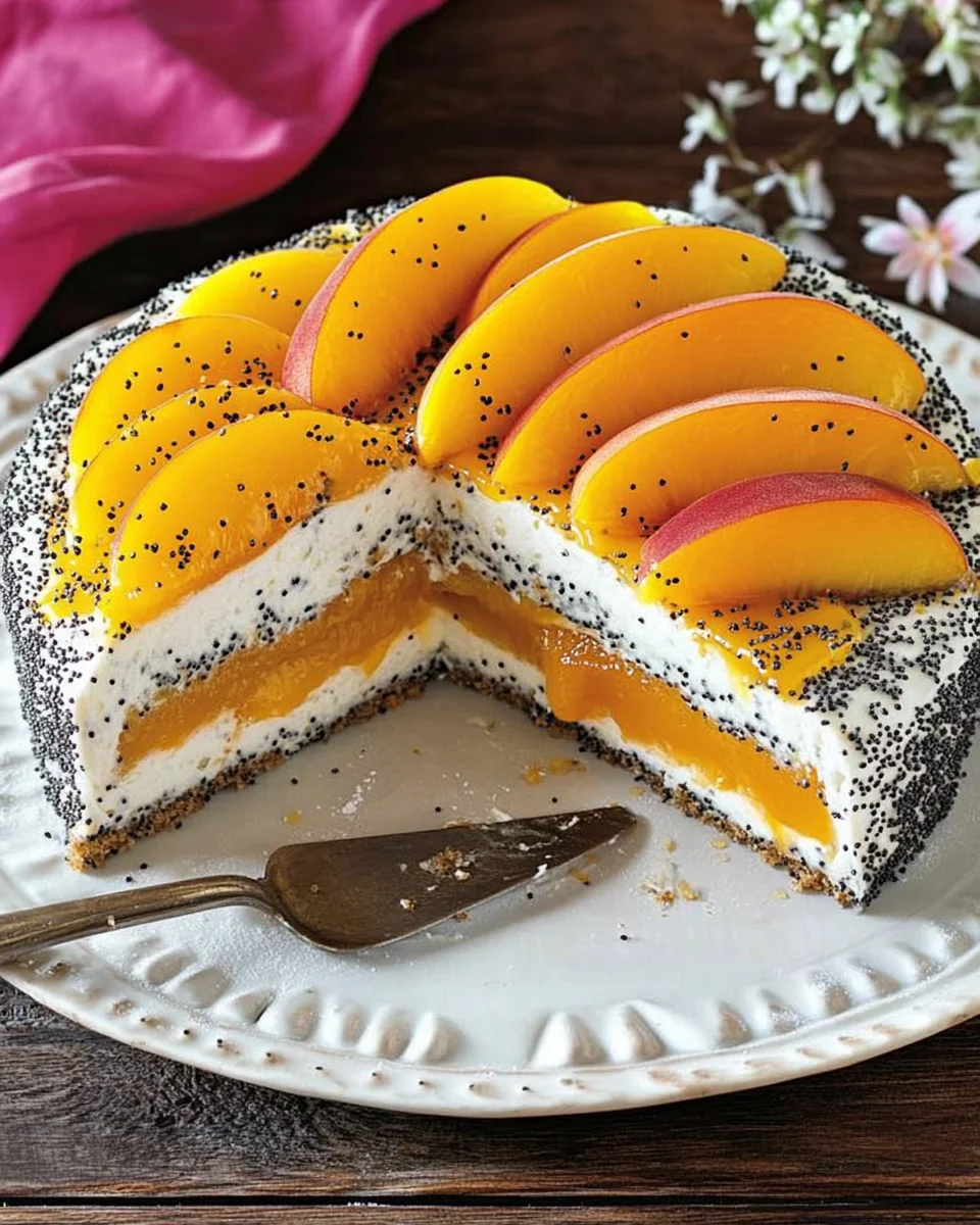 Pfirsichtorte