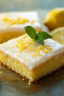 Saftiger Zitronenkuchen vom Blech