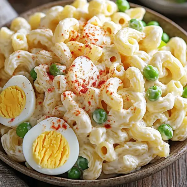 Teufelsei-Makkaroni-Salat