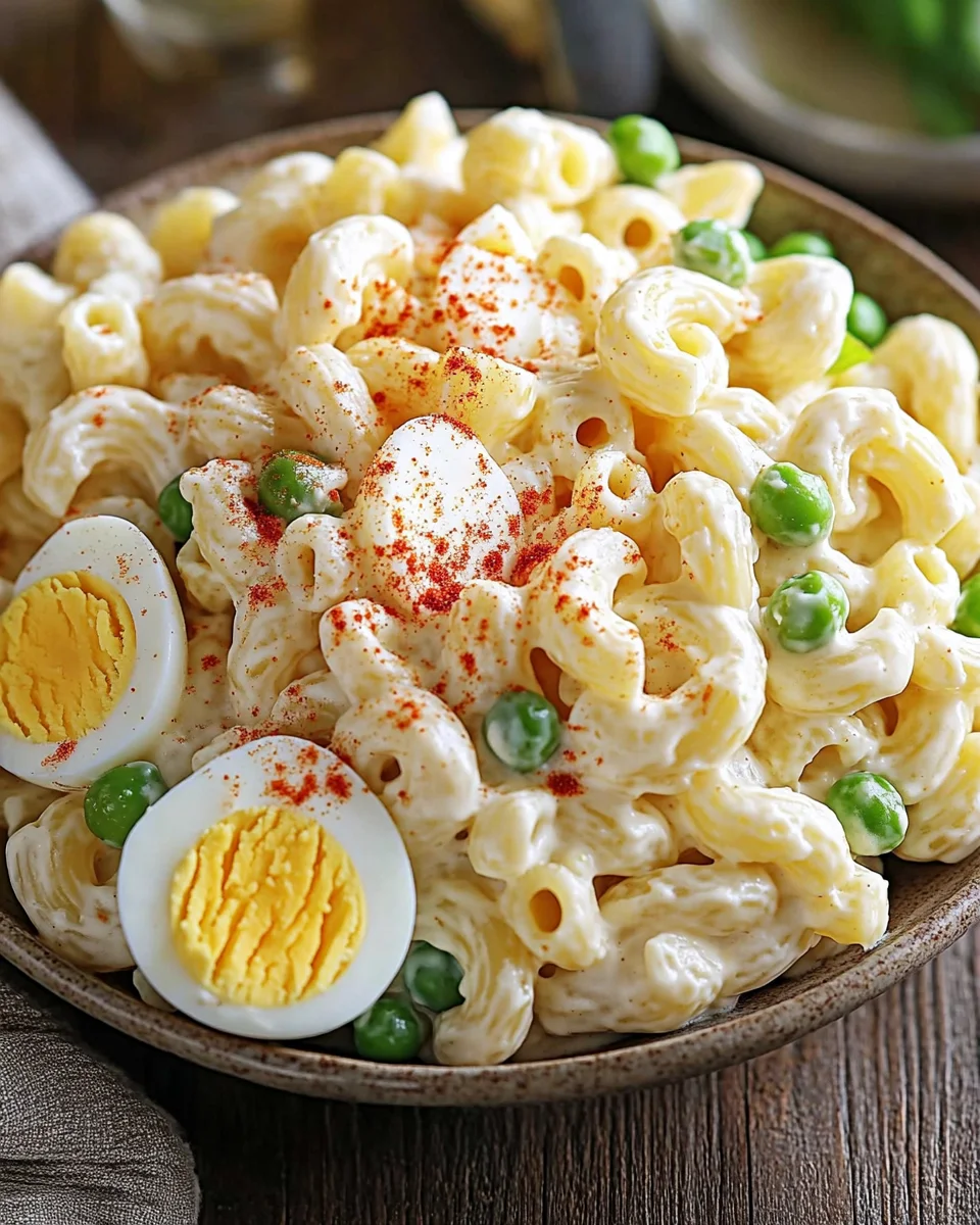 Teufelsei-Makkaroni-Salat