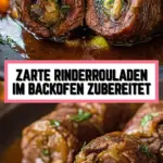 Zarte Rinderrouladen im Backofen zubereitet 24 Pinterest Hidden Image