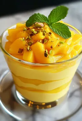 Cremige Mango-Mousse 37 Cremige Mango-Mousse