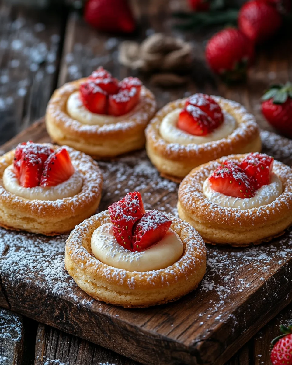 Erdbeer-K&auml;sekuchen-Kekse