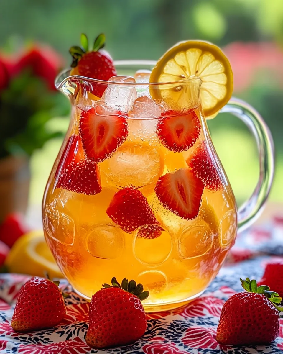 Erdbeer-Zitronen-Limonade