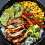 Fajita-Huhn-Burrito-Sch&uuml;ssel